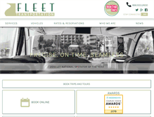 Tablet Screenshot of fleettransportation.com